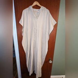 Tan Kaftan with hood